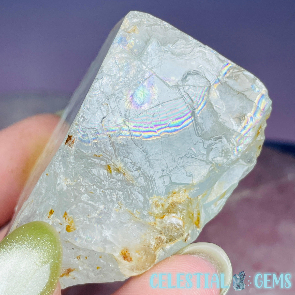 White Topaz Natural Raw Crystal Specimen