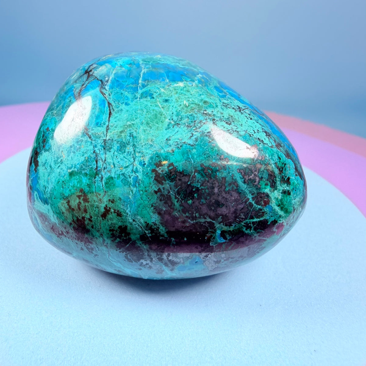 Chrysocolla Polished Medium Freeform, Peru