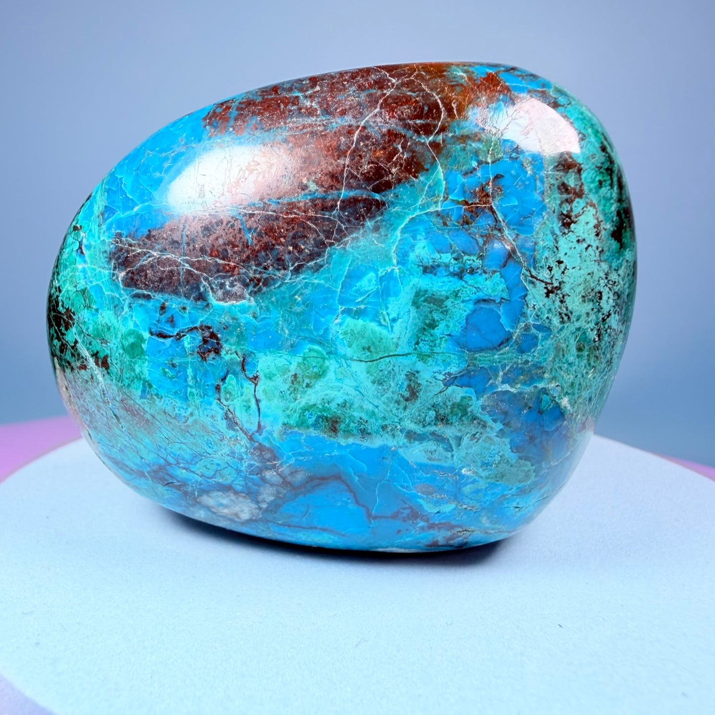 Chrysocolla Polished Medium Freeform, Peru
