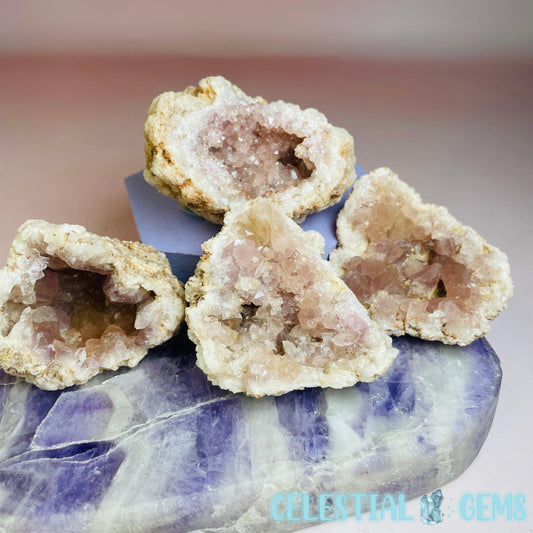 Argentinian Pink Amethyst Geode Small Cluster