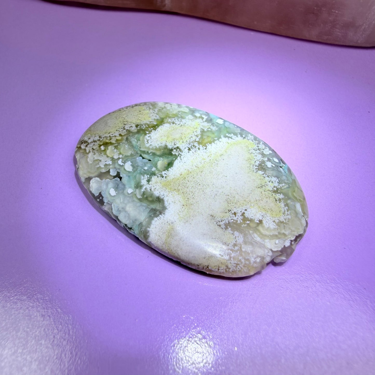 Rare Native Copper, Chrysocolla + Chalcedony Cabochon