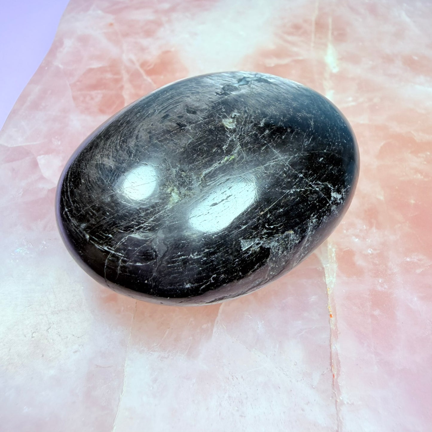 Rare Hypersthene Flashy Palmstone