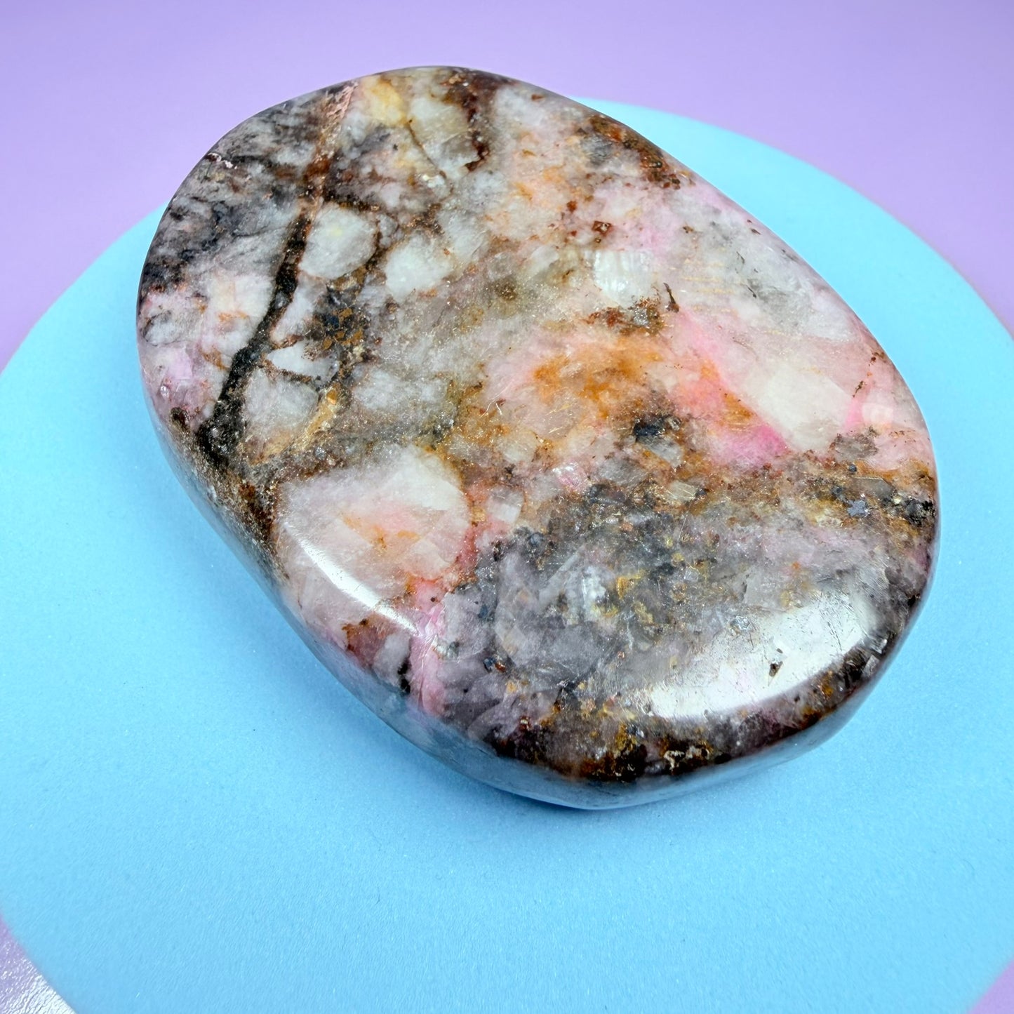 Cobaltoan Calcite Palmstone