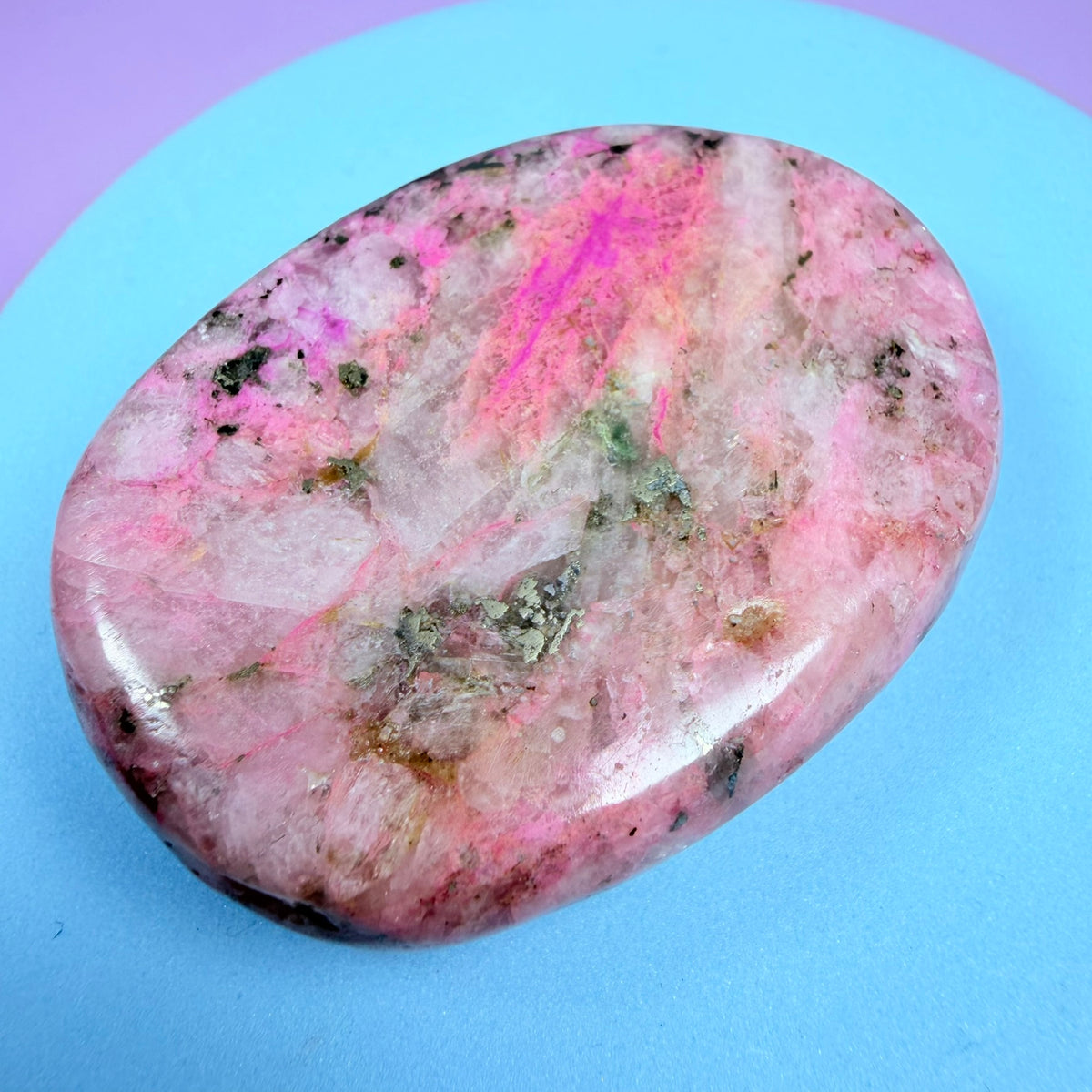Cobaltoan Calcite Palmstone