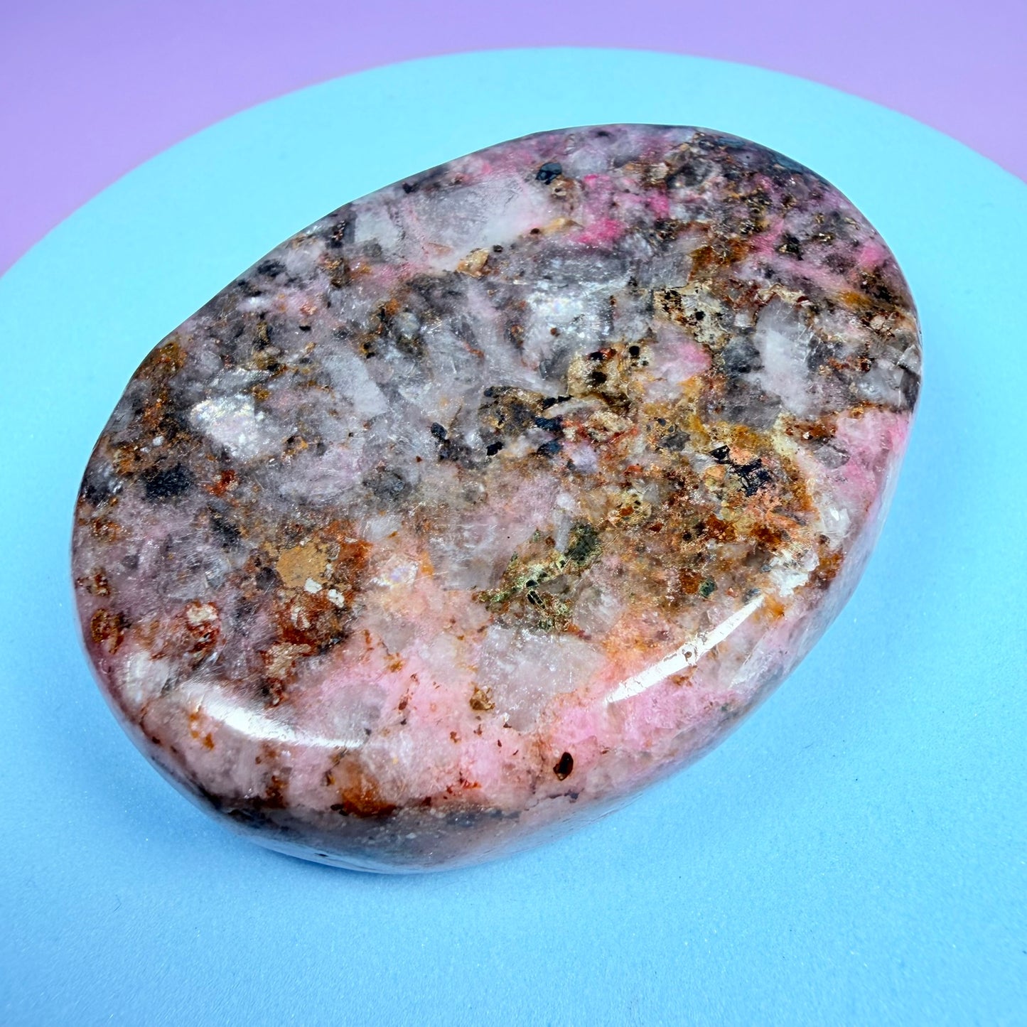 Cobaltoan Calcite Palmstone