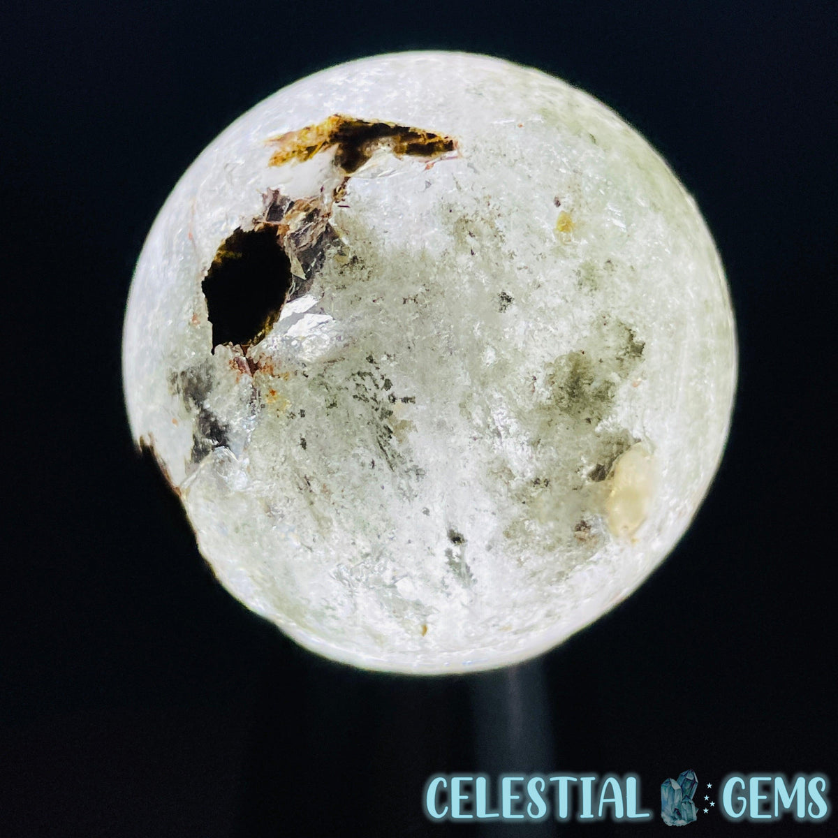 Lodolite Garden Quartz Small Sphere
