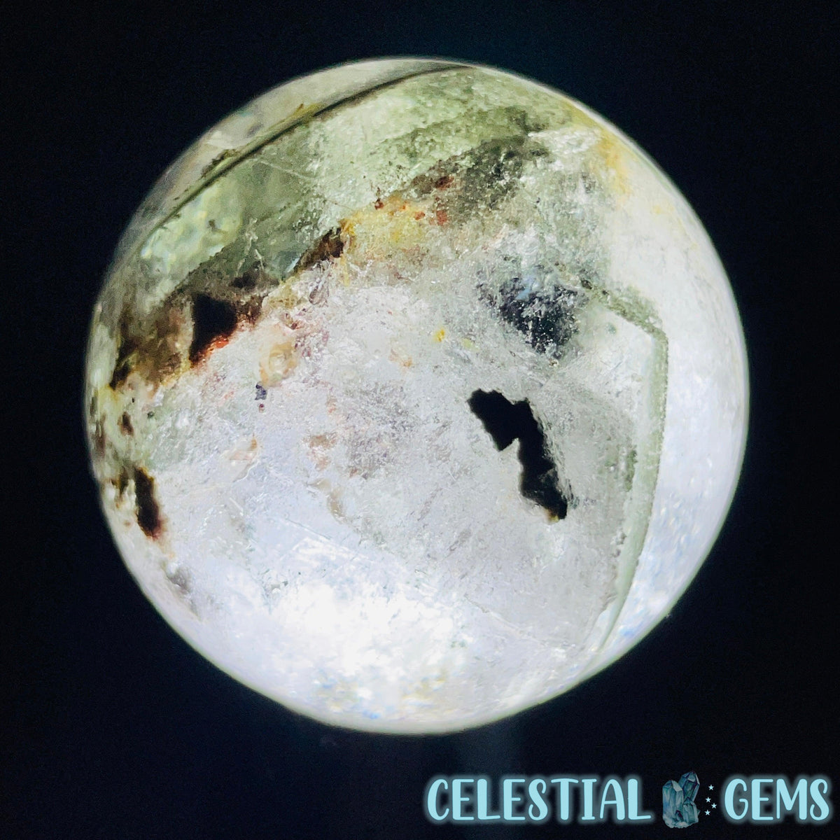 Lodolite Garden Quartz Small Sphere