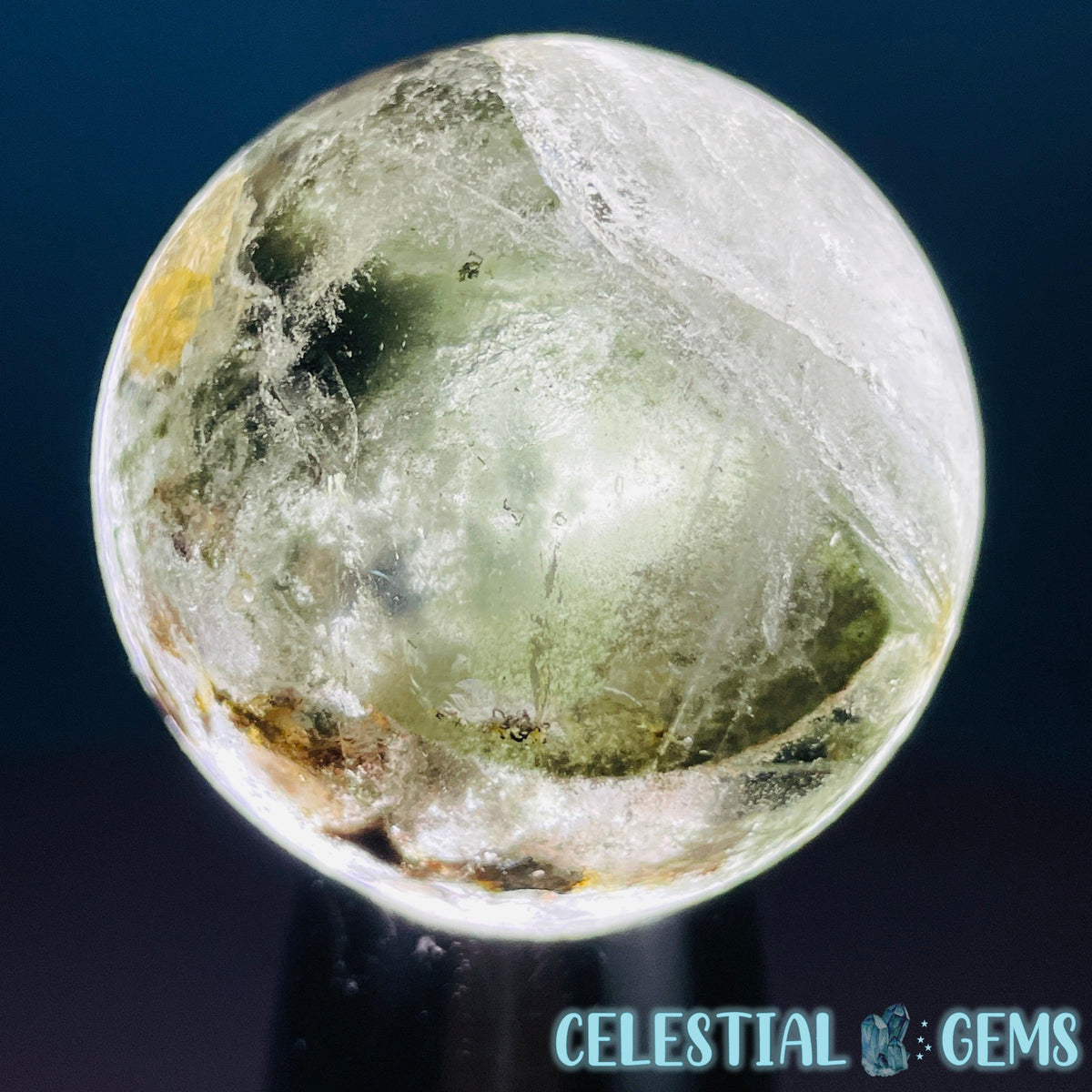 Lodolite Garden Quartz Small Sphere