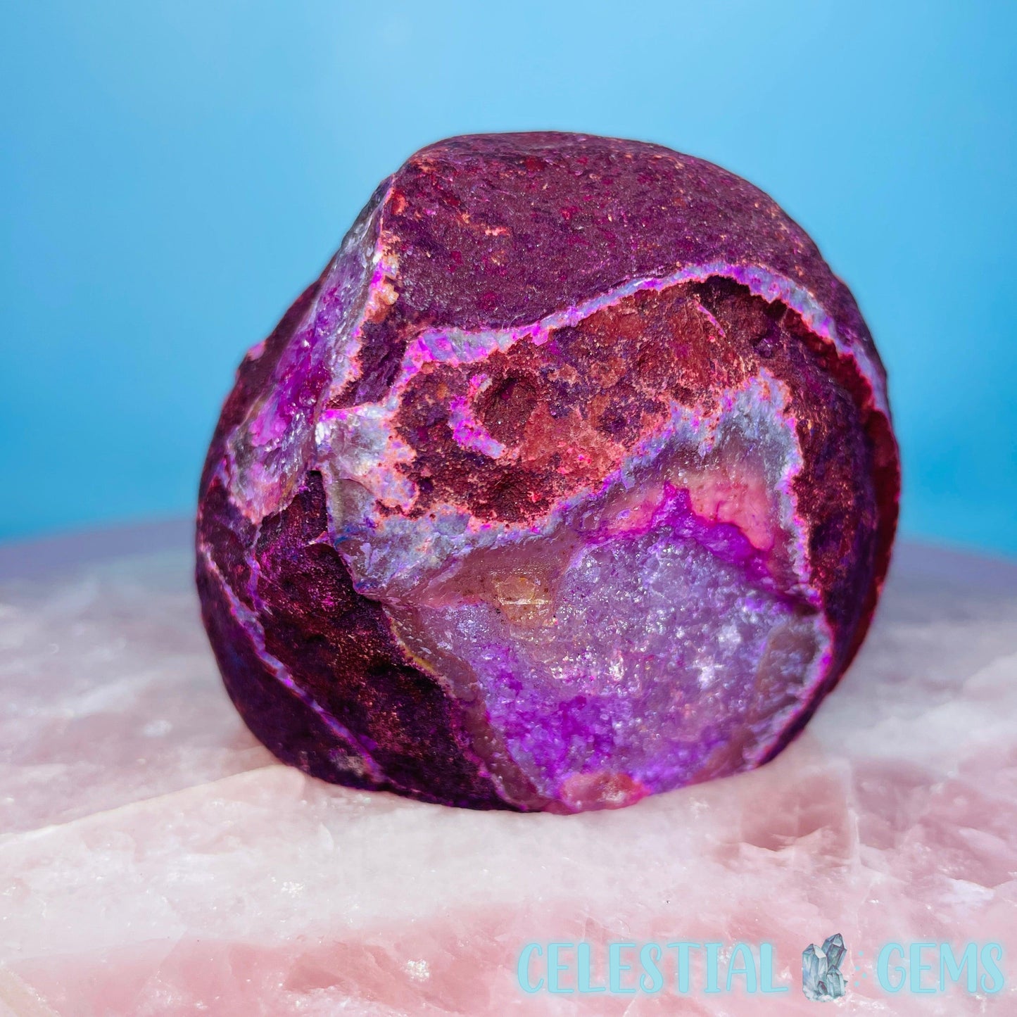 Pink Agate Semi-Polished Small Freeform