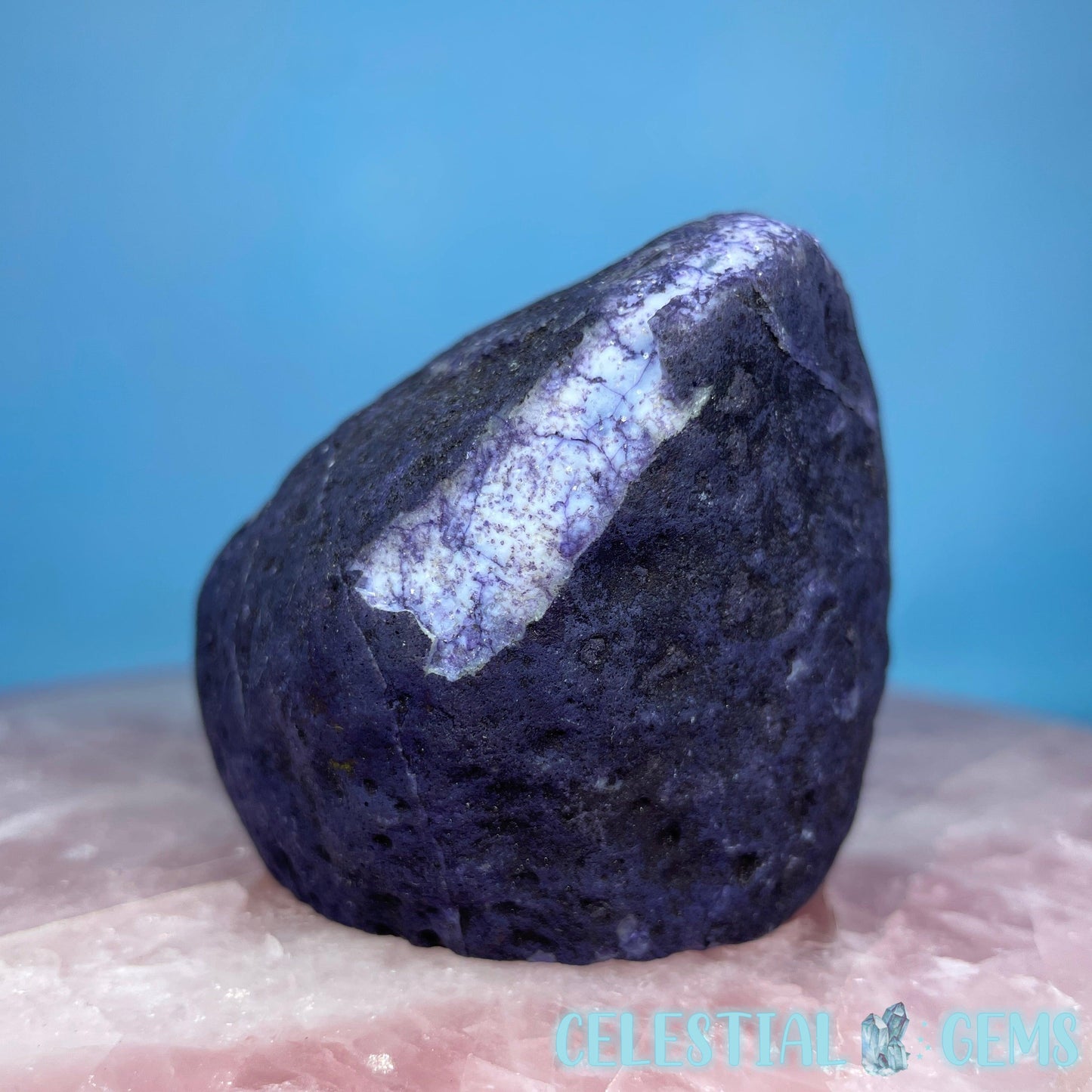 Purple Agate Semi-Polished Small Freeform