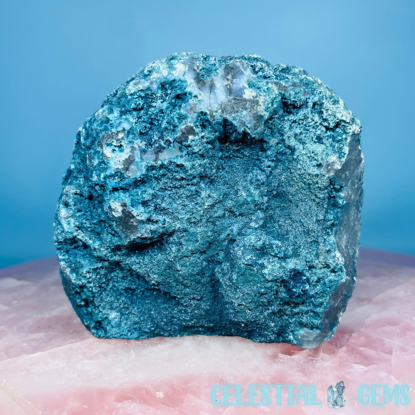 Teal Agate Semi-Polished Small Freeform