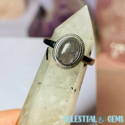 Iolite 925 Silver Ring (Adjustable)