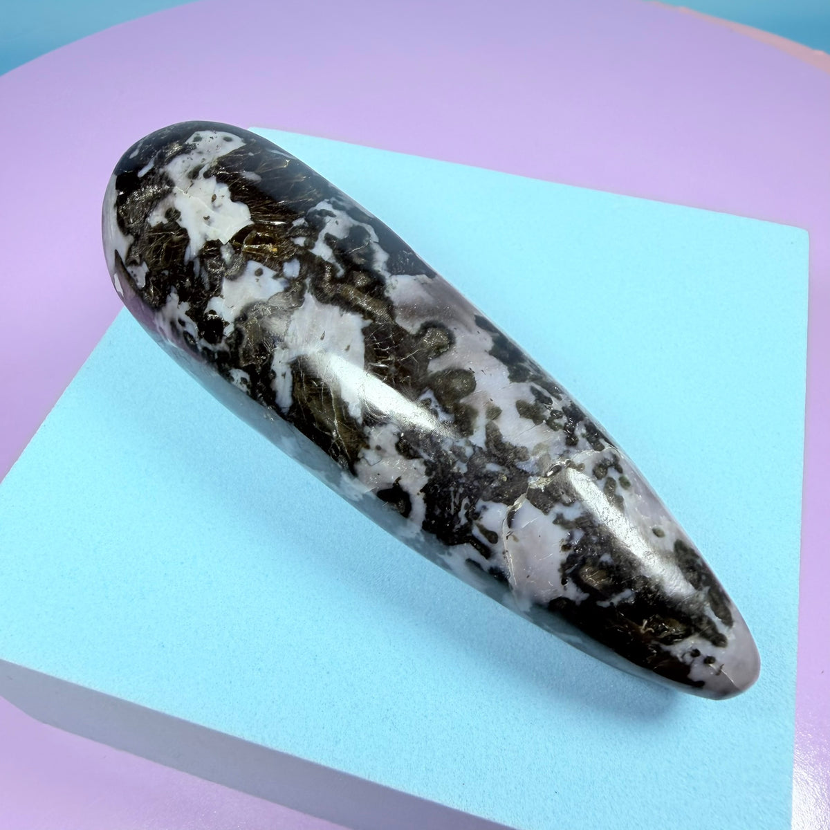 Indigo Gabbro (Mystic Merlinite) Massage Wand