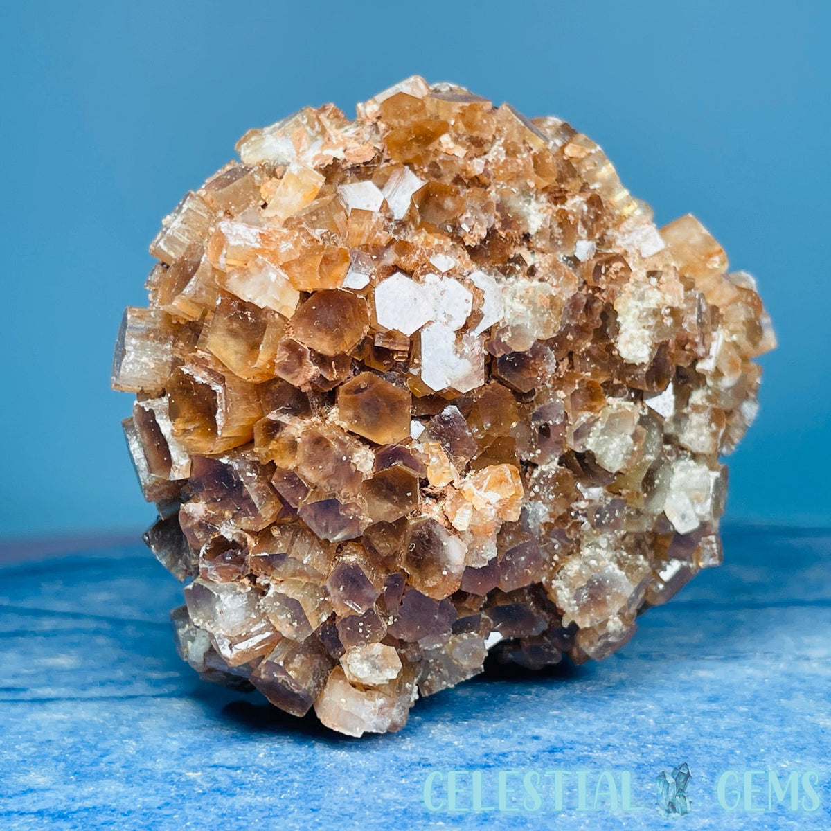 Red Star Aragonite Medium Cluster Specimen
