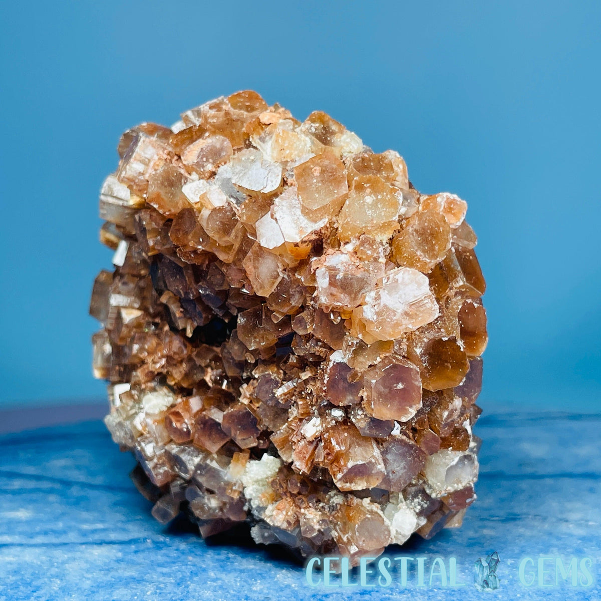 Red Star Aragonite Medium Cluster Specimen
