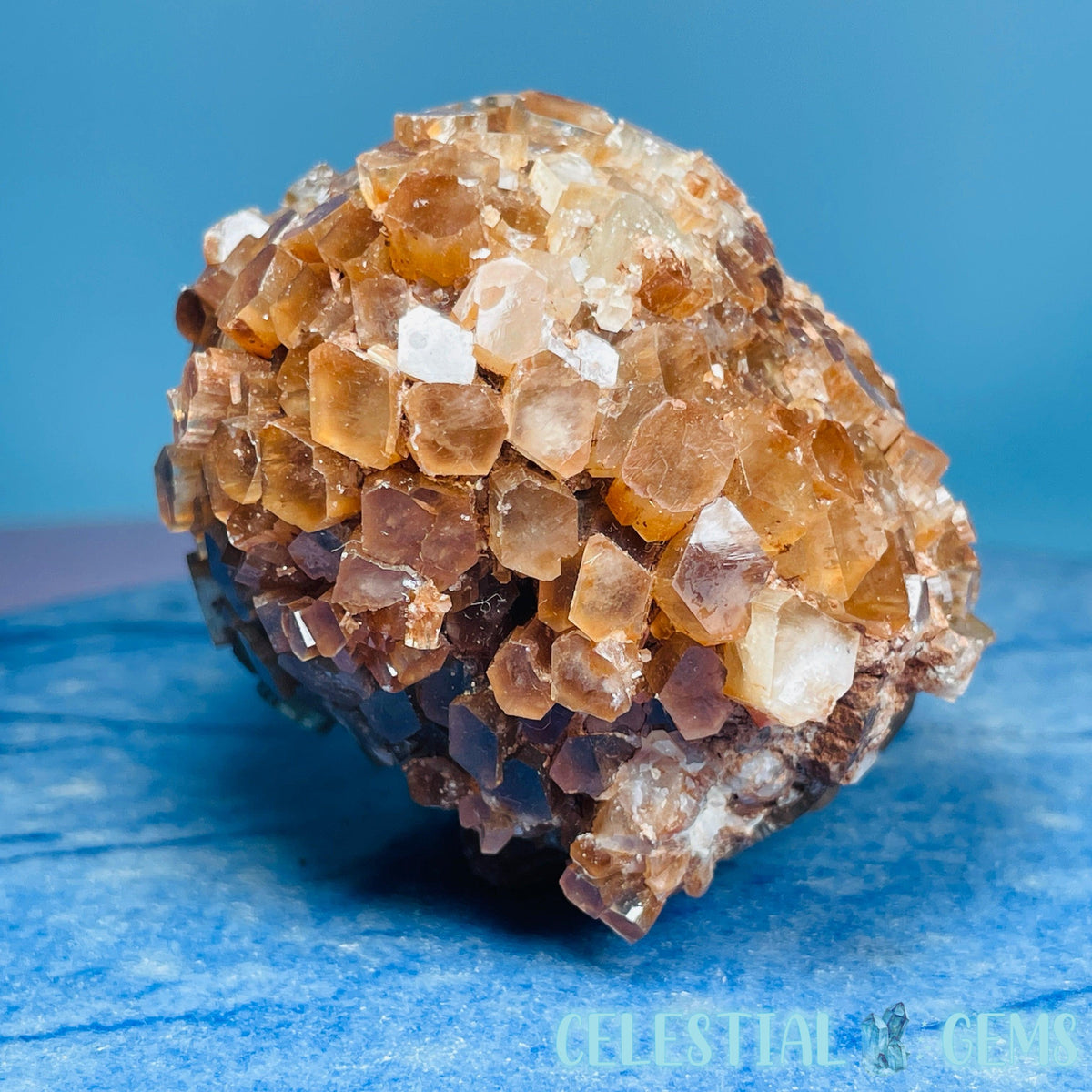 Red Star Aragonite Medium Cluster Specimen