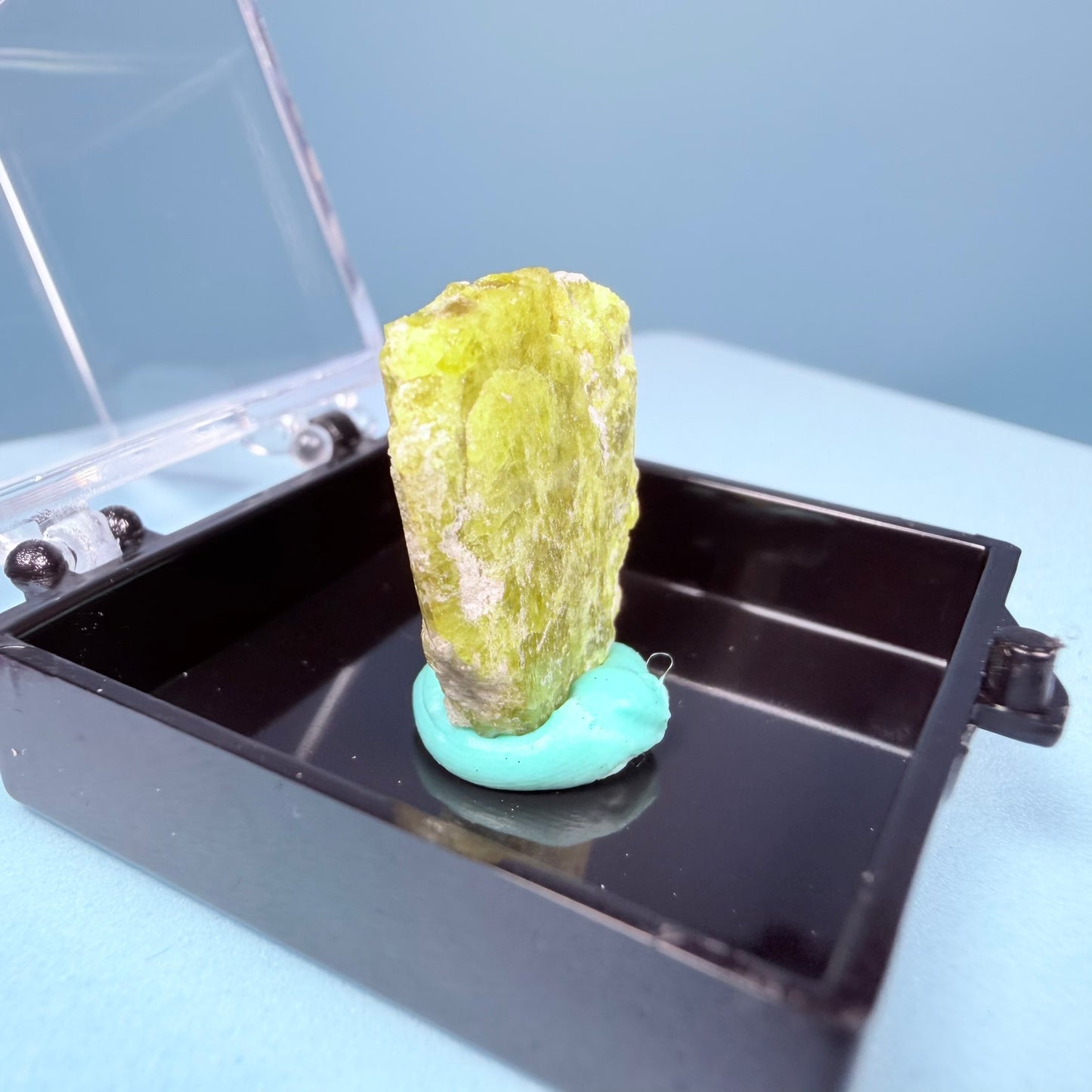 Chrysoberyl Crystal Specimen in Box, Sri Lanka