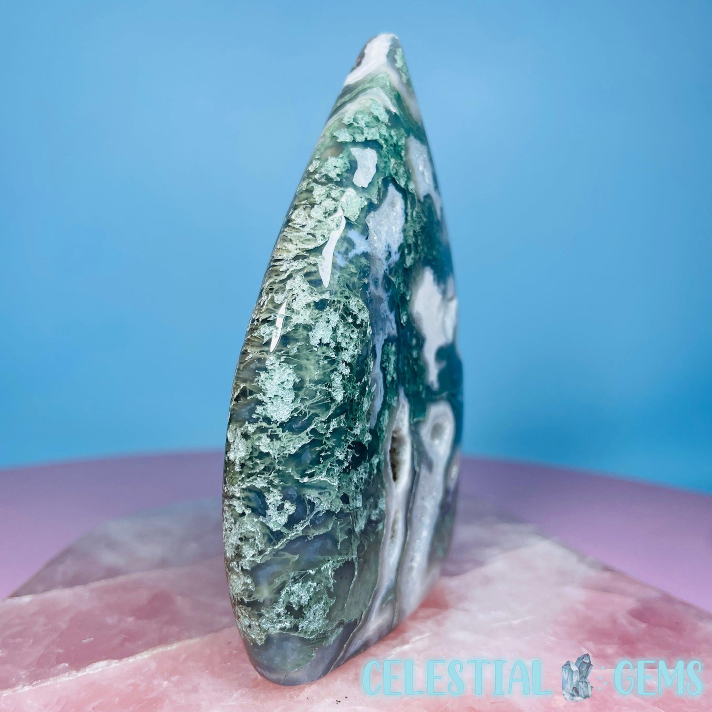 Moss Agate Medium Freeform