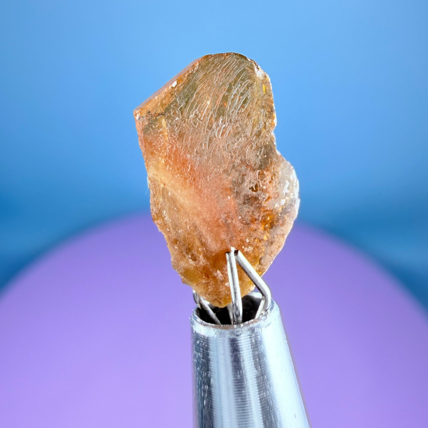Rare Bastnäsite Crystal Specimen in Pottle