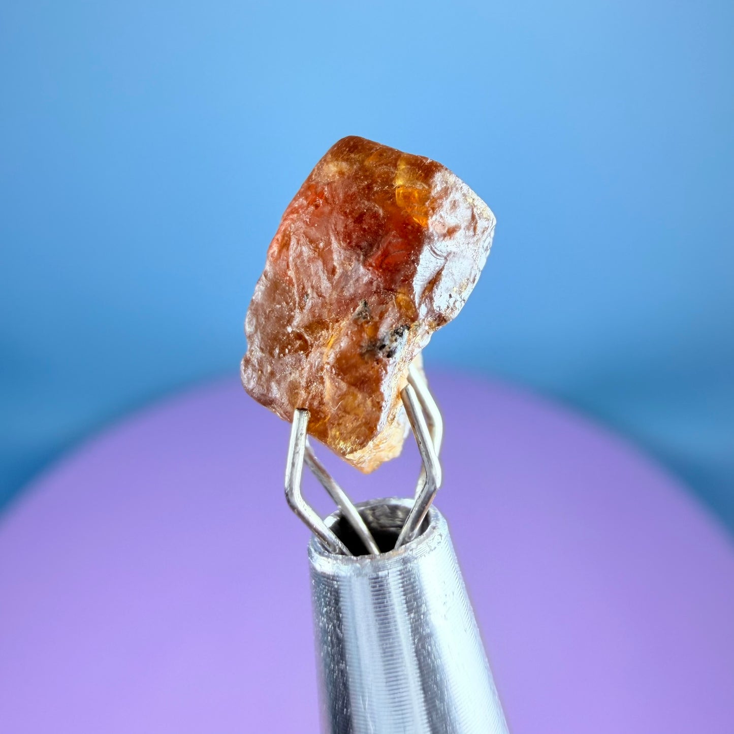 Rare Bastnäsite Crystal Specimen in Pottle