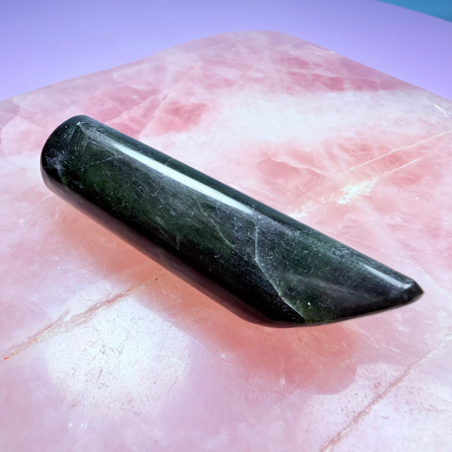 Green Kyanite Medium Polished Wand