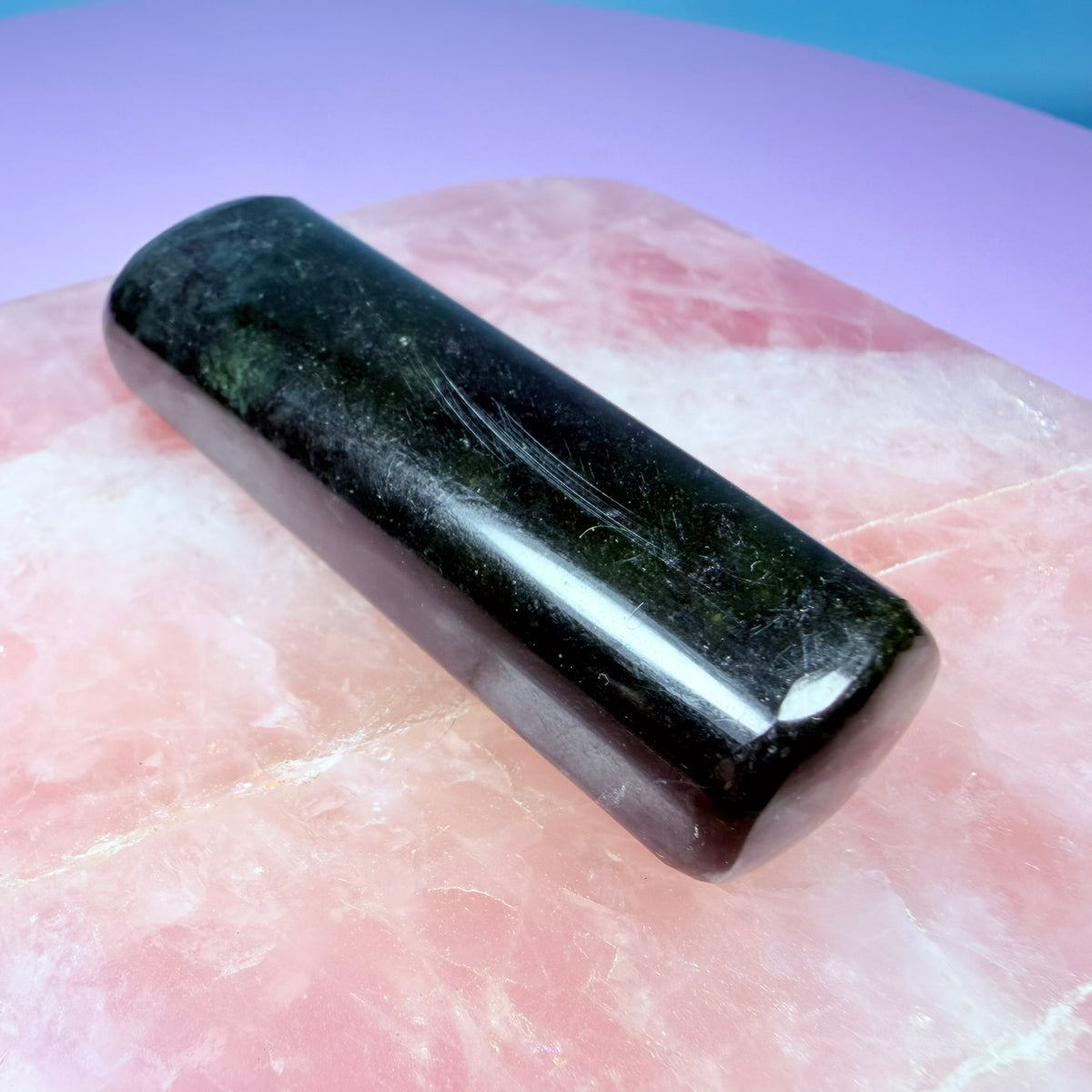 Green Kyanite Medium Polished Wand