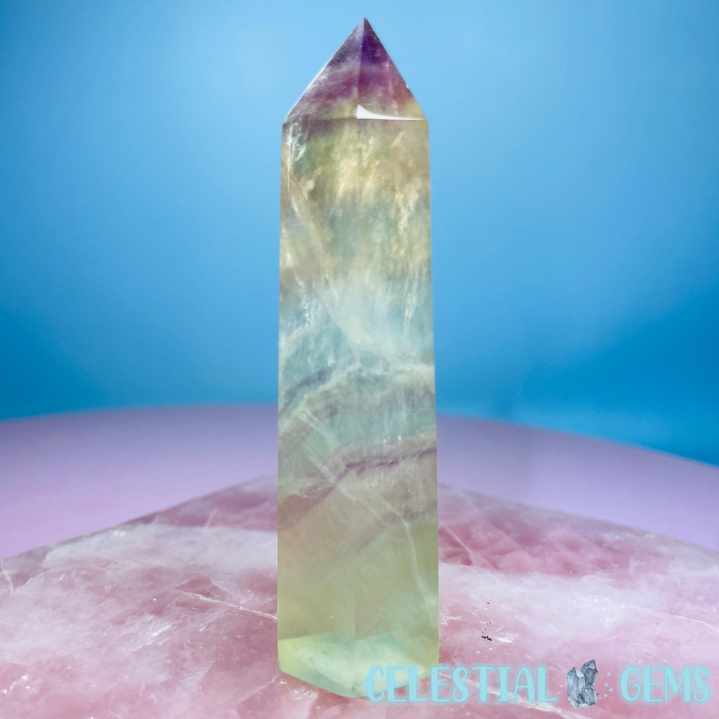 Candy Fluorite Small Tower