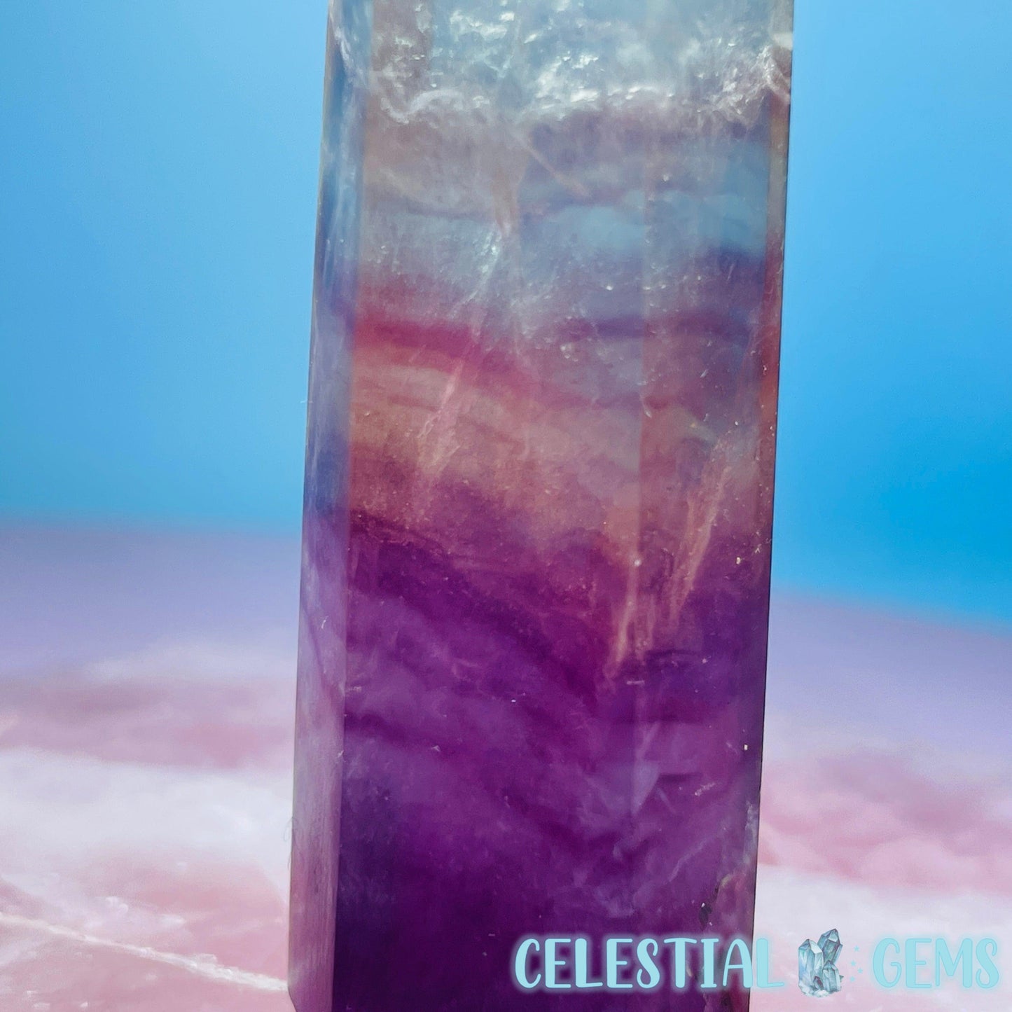 Candy Fluorite Small Tower
