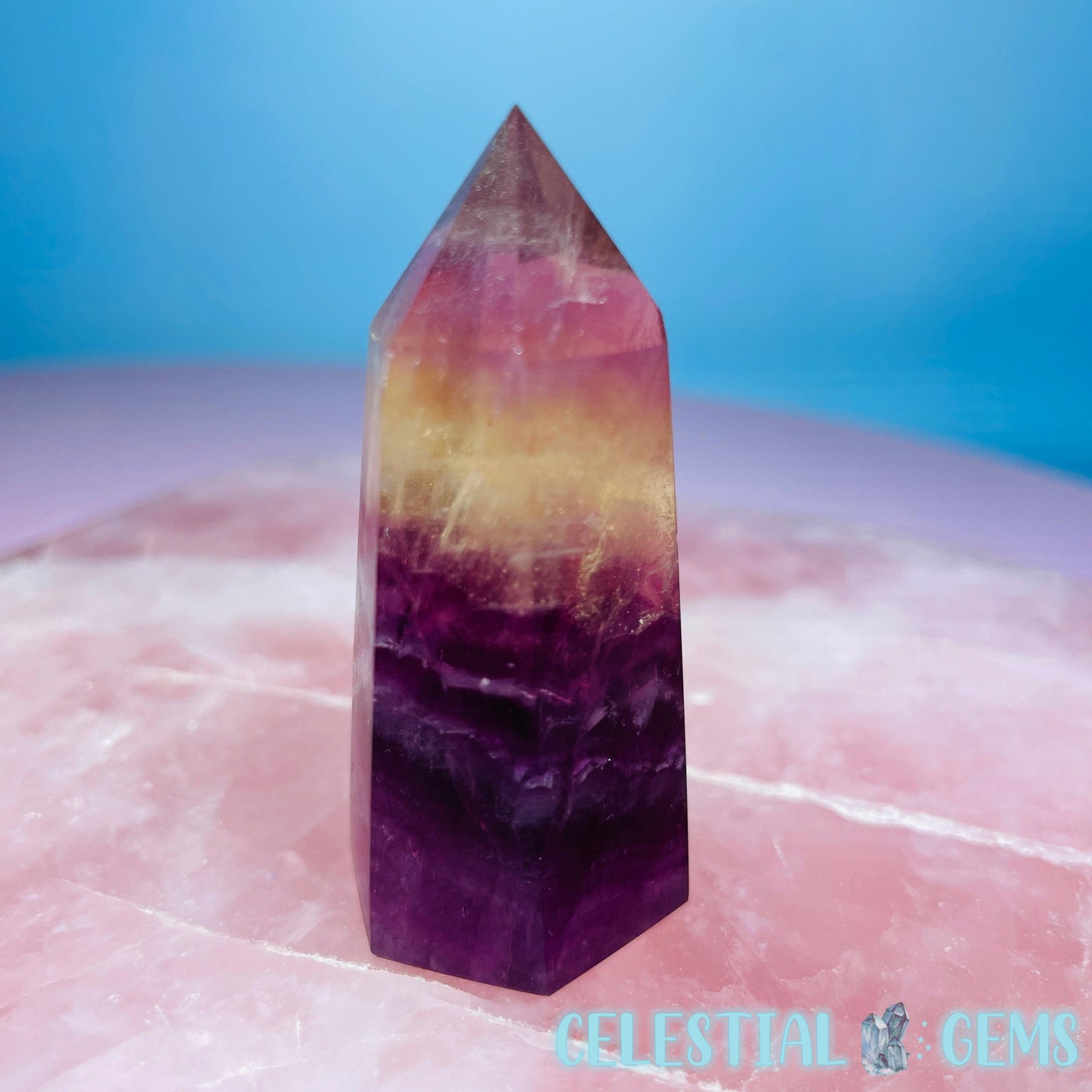 Candy Fluorite Small Tower