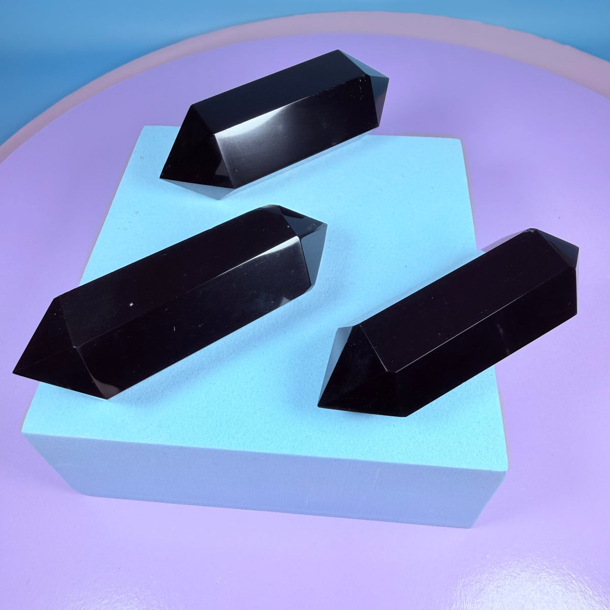 Obsidian Double Terminated Point