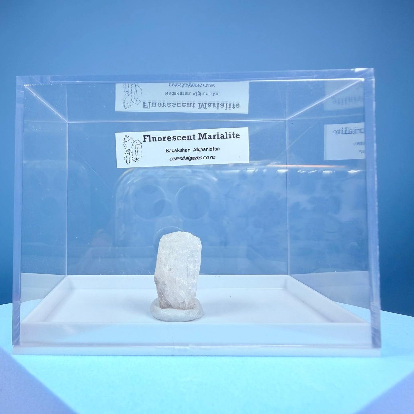 Rare Marialite (Scapolite) Crystal Specimen in Box