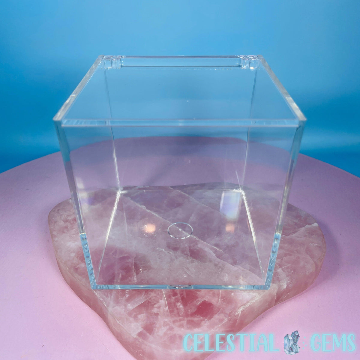 Plastic Crystal/Mineral/Specimen Large (A) Display Box 10x10x10cm (Empty)