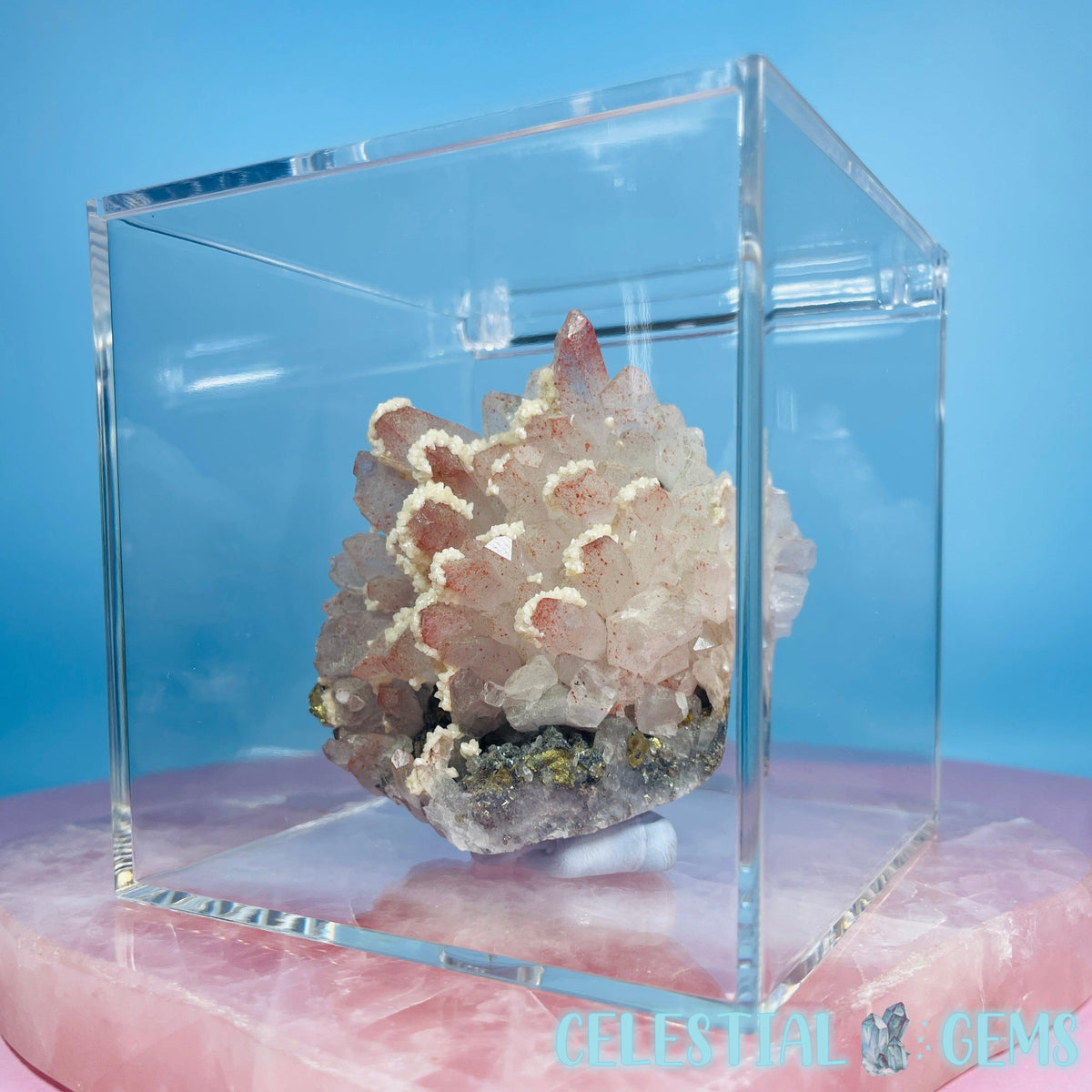 Plastic Crystal/Mineral/Specimen Large (A) Display Box 10x10x10cm (Empty)