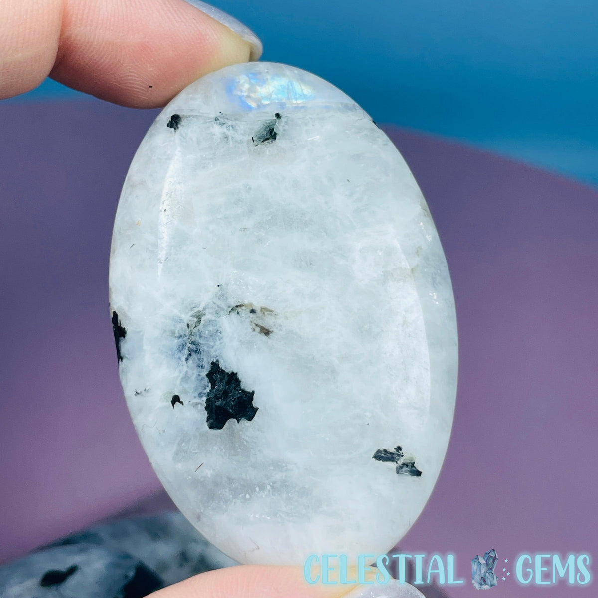 Rainbow Moonstone Palmstone