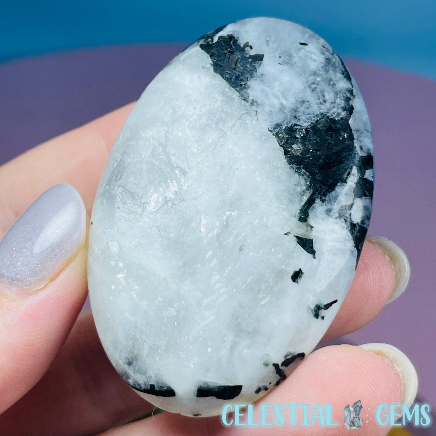 Rainbow Moonstone Palmstone