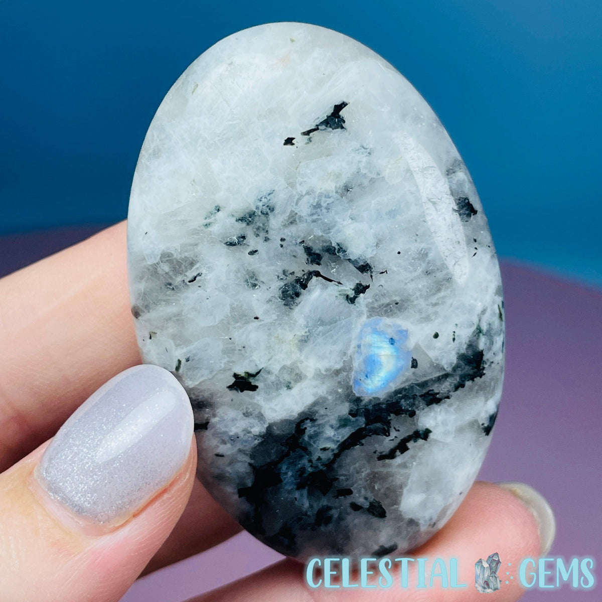 Rainbow Moonstone Palmstone
