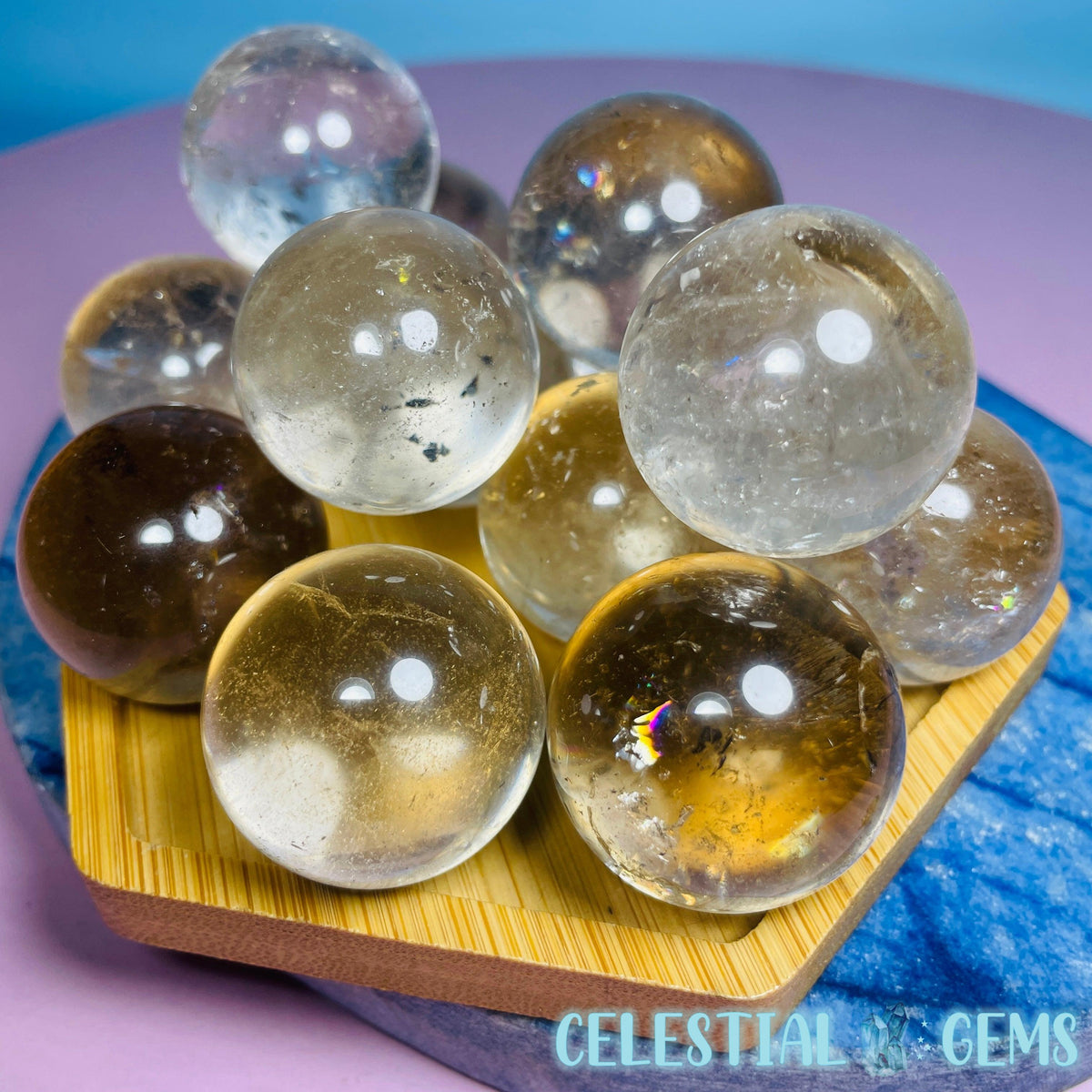 Pale Smoky Quartz Small Sphere