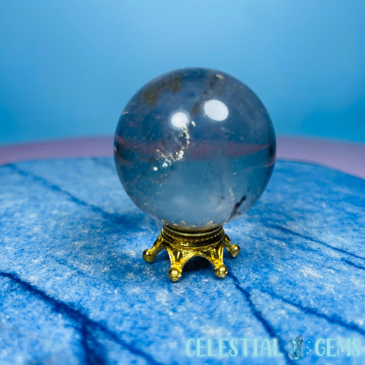 Pale Smoky Quartz Small Sphere