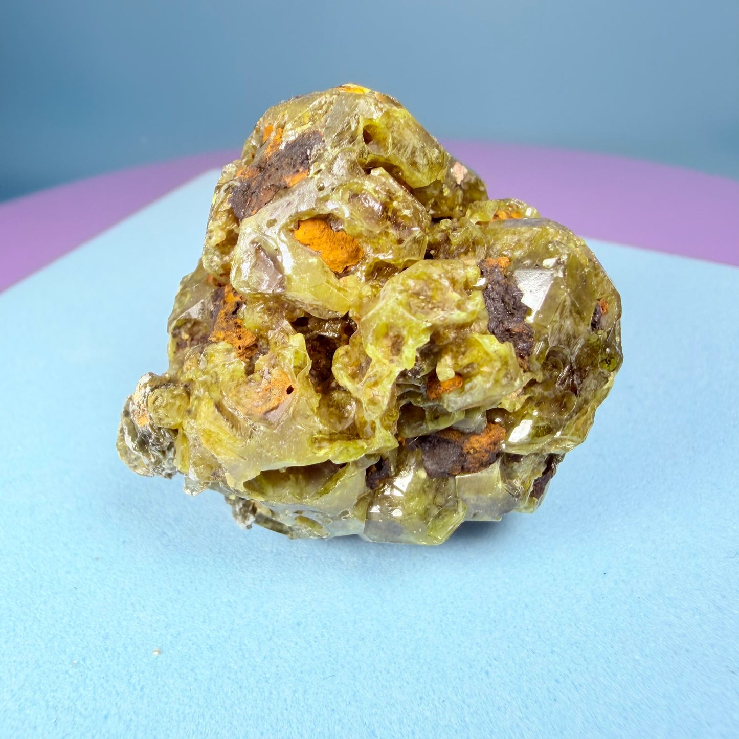 Grandite (Grossular-Andradite) Garnet Crystal Specimen