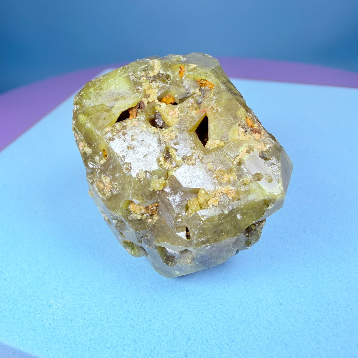 Grandite (Grossular-Andradite) Garnet Crystal Specimen