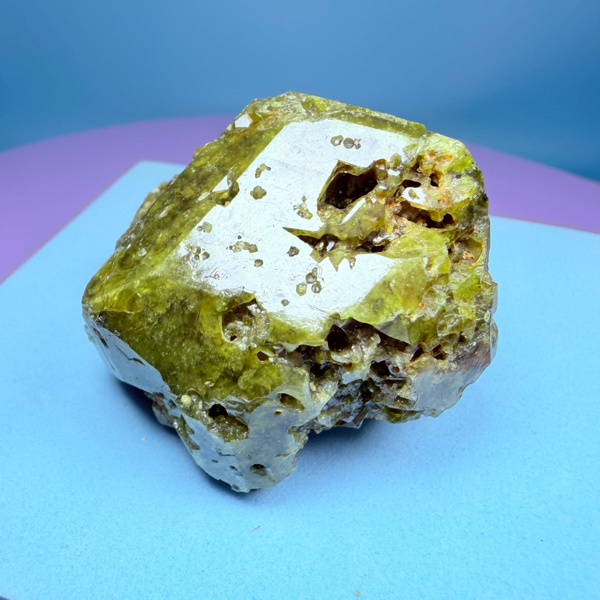 Grandite (Grossular-Andradite) Garnet Crystal Specimen