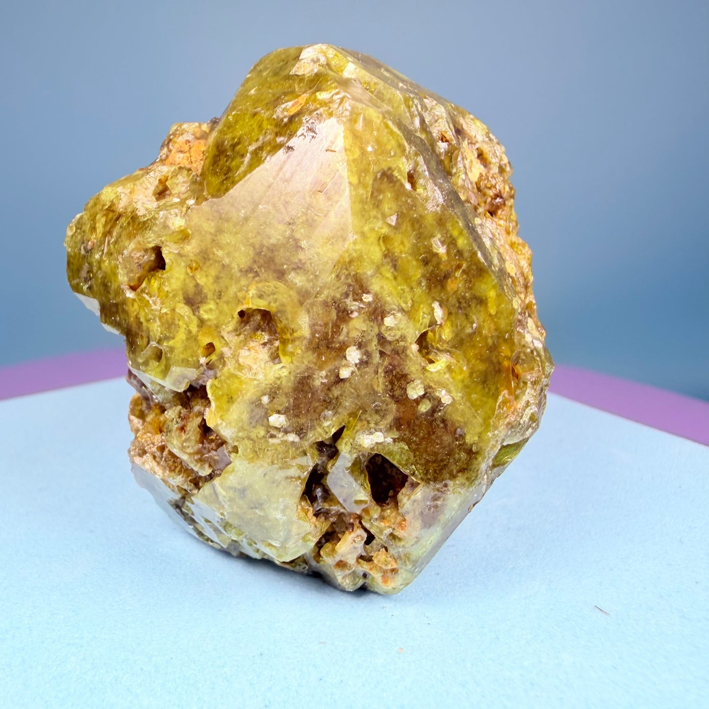 Grandite (Grossular-Andradite) Garnet Crystal Specimen