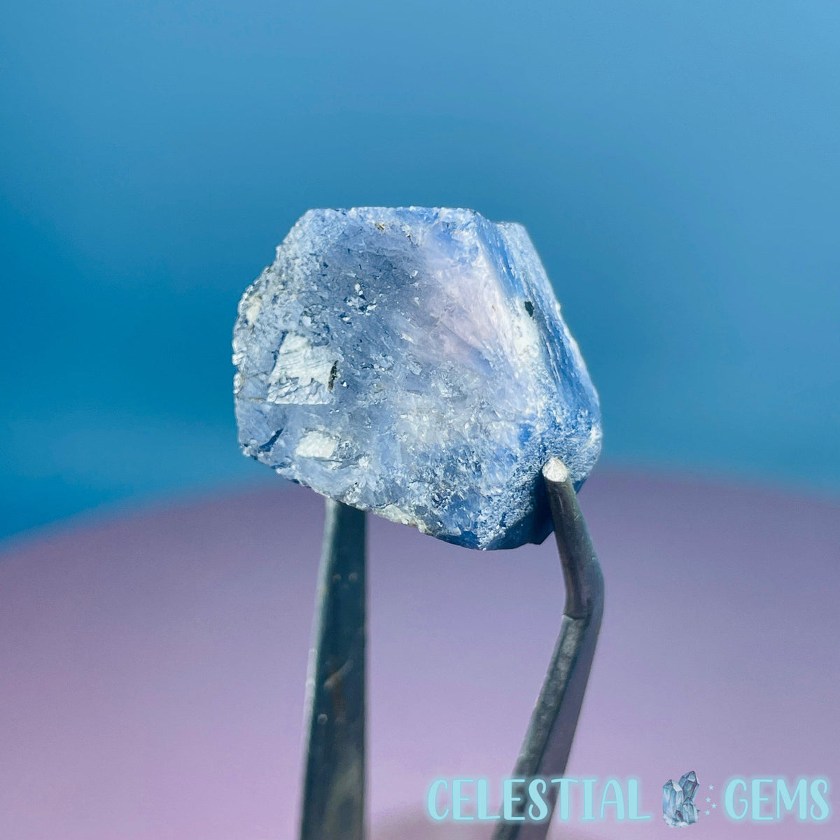 Celestial Sapphire Corundum Crystal Specimen