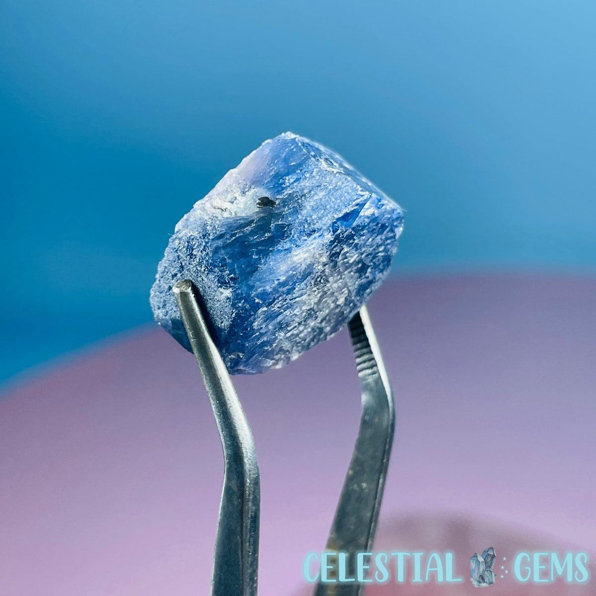 Celestial Sapphire Corundum Crystal Specimen