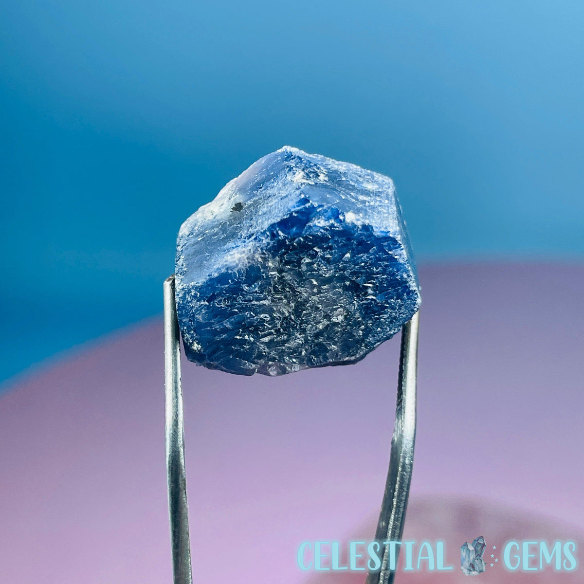 Celestial Sapphire Corundum Crystal Specimen