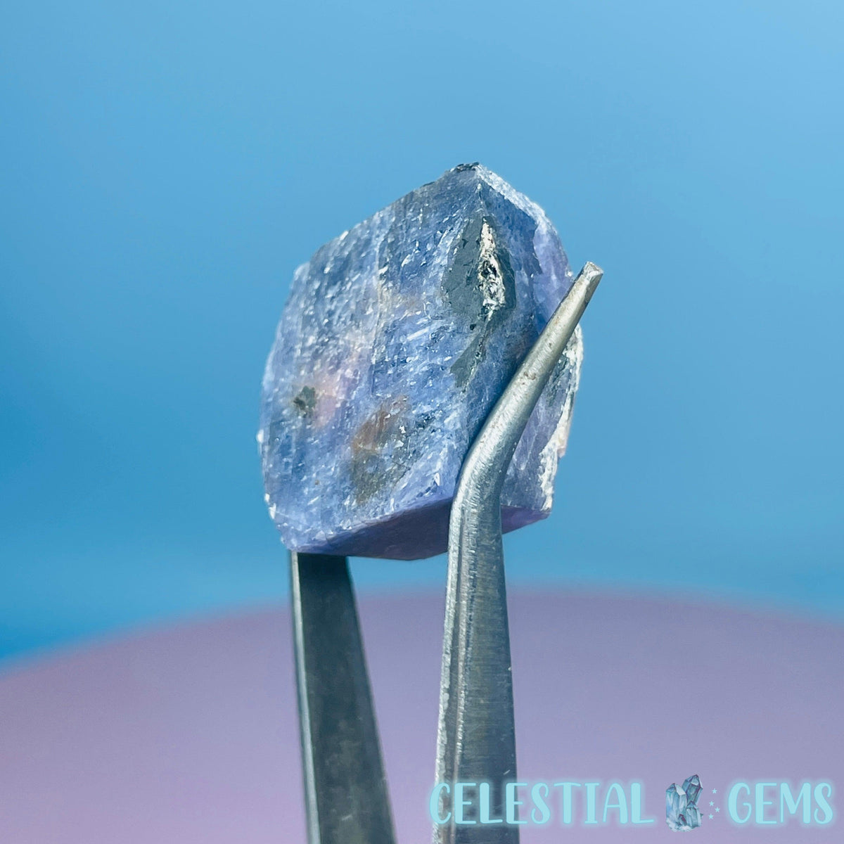Celestial Sapphire Corundum Crystal Specimen