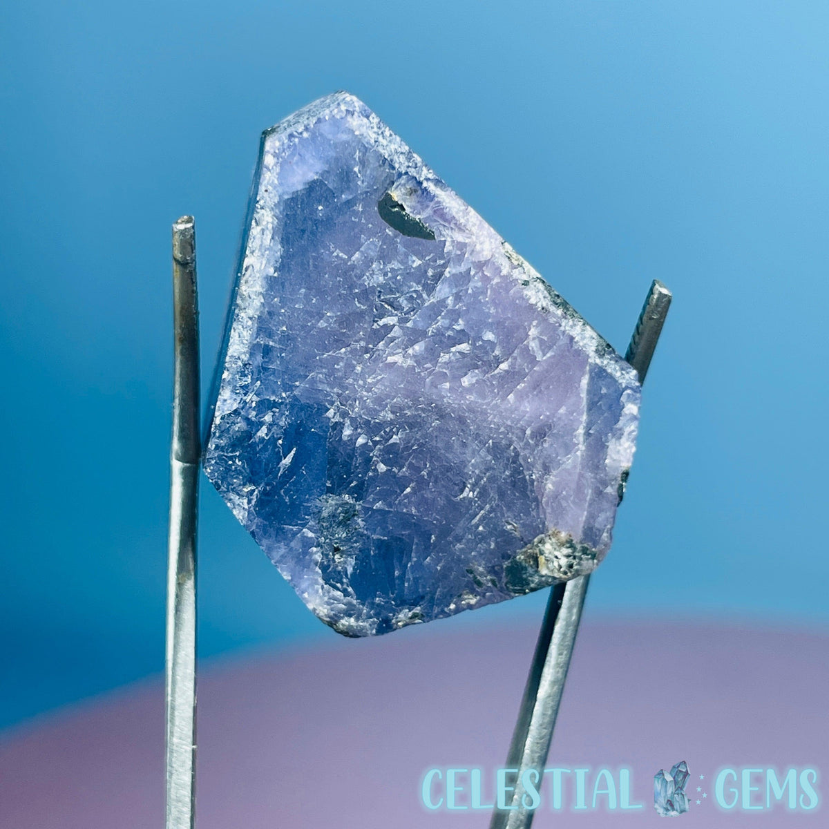 Celestial Sapphire Corundum Crystal Specimen