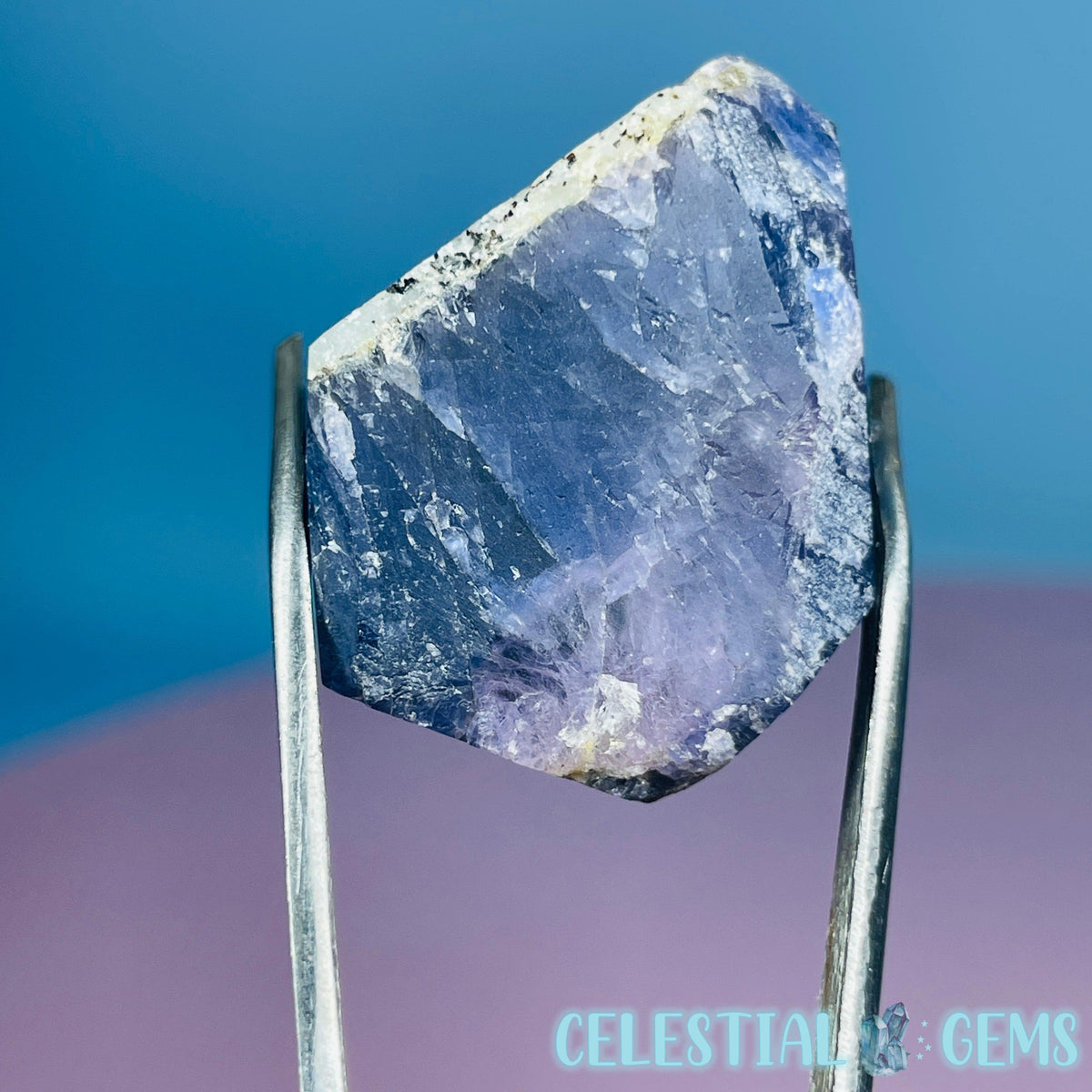 Celestial Sapphire Corundum Crystal Specimen