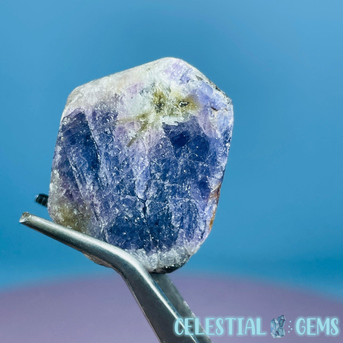 Celestial Sapphire Corundum Crystal Specimen