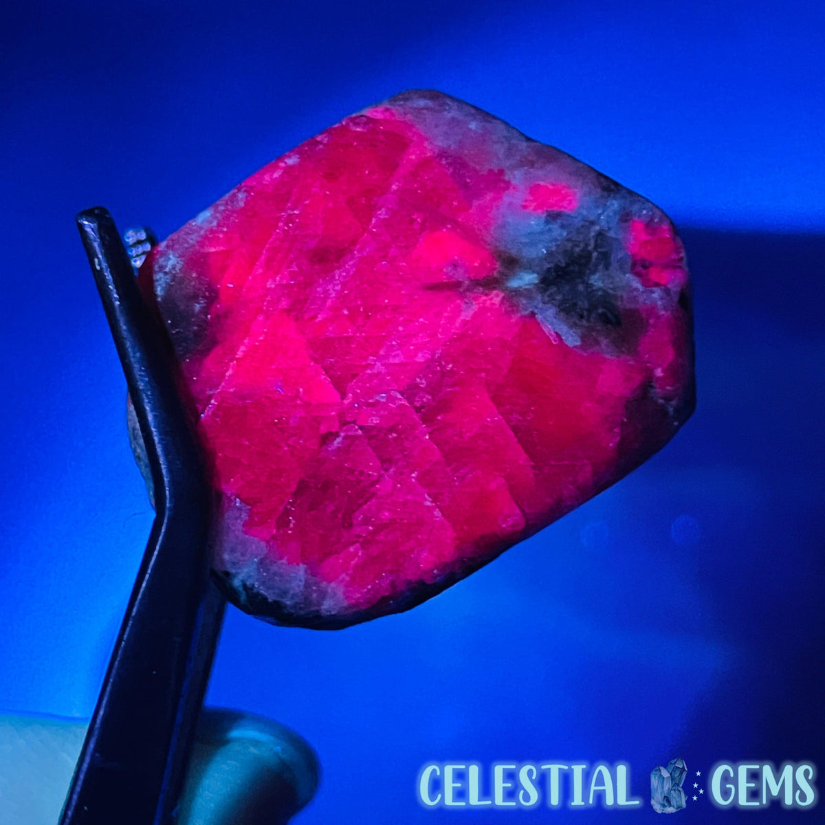 Celestial Sapphire Corundum Crystal Specimen